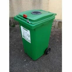 RAYONNAGE DIRECT Conteneur 140 Litres Pour Le Tri Des Emballages- Poubelle Jaune - 210040E