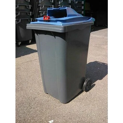 RAYONNAGE DIRECT Conteneur 140 Litres Pour Le Tri Des Emballages- Poubelle Jaune - 210040E – Image 3