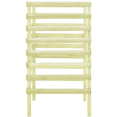 VidaXL Abri De Poubelle Simple Vert 70x80x150 Cm Pin Imprégné - Brun – Image 5