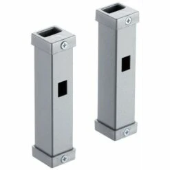 Réhausse De Cadre - Décor : Argent - Hauteur : 140 Mm - Matériau : Acier - Section : 25 X 25 Mm - VIBO - Section : 25 X 25 Mm