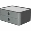 HAN SMART-BOX ALLISON 1120-19 Caisson à Tiroirs Gris, Noir, Blanc Nombre De Tiroirs: 2 - Gris, Noir, Blanc