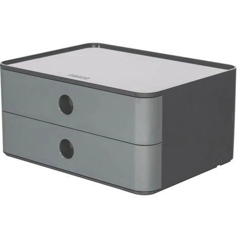 HAN SMART-BOX ALLISON 1120-19 Caisson à Tiroirs Gris, Noir, Blanc Nombre De Tiroirs: 2 - Gris, Noir, Blanc