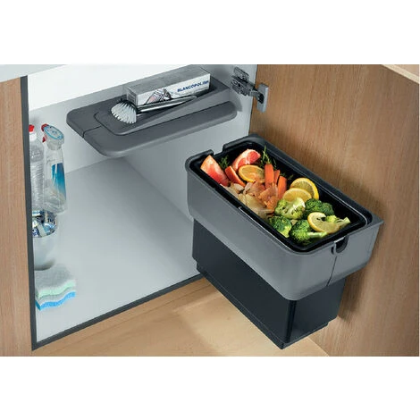 Poubelle De Cuisine à Fixer SINGOLO (sous Meuble 45cm) - Blanco â Image 4