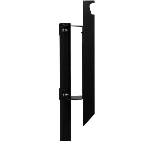 CERTEO Cendrier 3 L Pour Poteau - Sans Serrure - Gris Manganèse - KOPA | Rossignol - Gris Foncé â Image 3