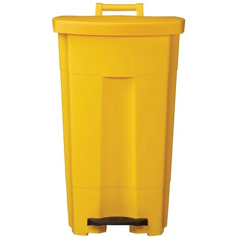 CERTEO Poubelle Sur Pied - Façade Bois - 60 L - Bois / Acier Vert Olive - BOOGY | Rossignol - Vert Olive – Image 4