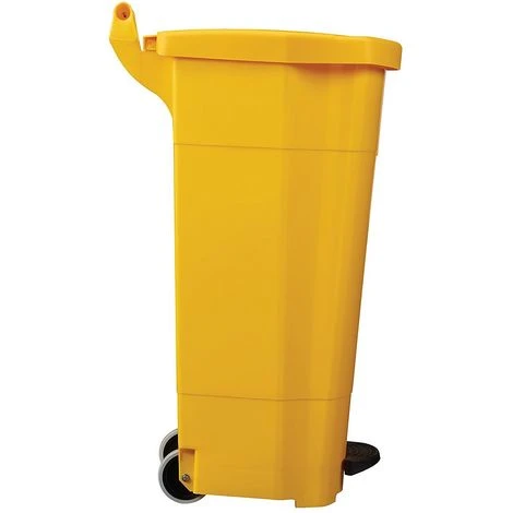 CERTEO Poubelle Sur Pied - Façade Bois - 60 L - Bois / Acier Vert Olive - BOOGY | Rossignol - Vert Olive – Image 5