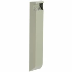 CERTEO Cendrier Mural - 3 L - Sans Serrure - Gris Ciment - ARKEA | Rossignol - Ciment