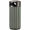 CERTEO Poubelle à Poser Ou à Fixer - 60 L - Gris Manganèse - COLLEC | Rossignol - Gris Foncé