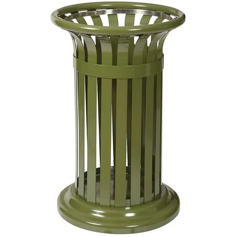Poubelle à Poser Ou à Fixer - 60 L - Vert Olive - TULIPE | Rossignol - Vert Olive