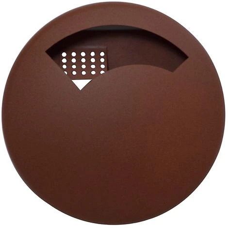 CERTEO Cendrier Mural - 0,5 L - Effet Corten - DISCO | Rossignol - Effet Corten – Image 2