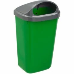 CERTEO Poubelle Murale - 50 L - Gris / Vert - XERIOS | Rossignol - Gris