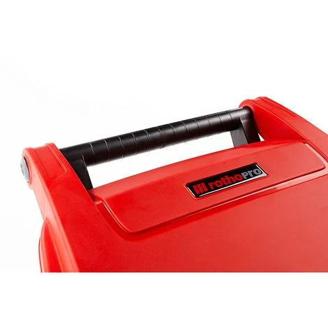 Rothopro Poubelle De Tri | Capacité 100 L | Mobile | Couvercle Beige - Coloris Du Couvercle: Beige – Image 3