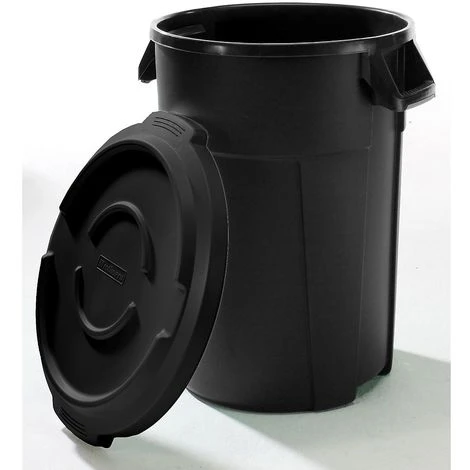 CERTEO Conteneur Multi-fonctions En Plastique - Capacité 120 L - Vert - Coloris Poubelle: Vert|Coloris Du Couvercle: Vert – Image 3