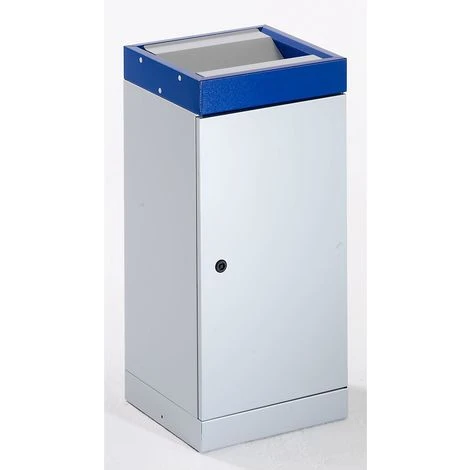 CERTEO Collecteur De Tri à Couvercle Basculant - Seul, Capacité 70 L - Coloris Couvercle Jaune / Aluminium - Col. Couvercle: Jaune |Col. Trappe: Aluminium – Image 4