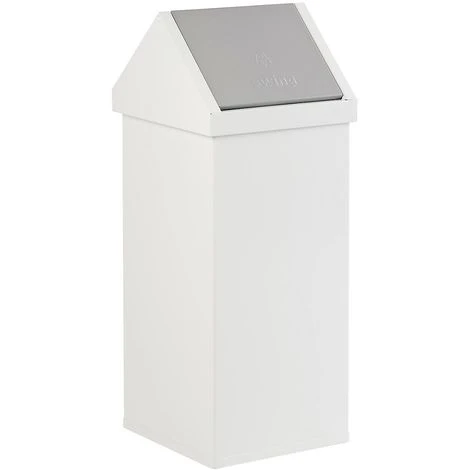 CERTEO Collecteur De Tri, Capacité 110 L, Noir - Coloris Poubelle: Noir|Coloris Du Couvercle: Noir – Image 2