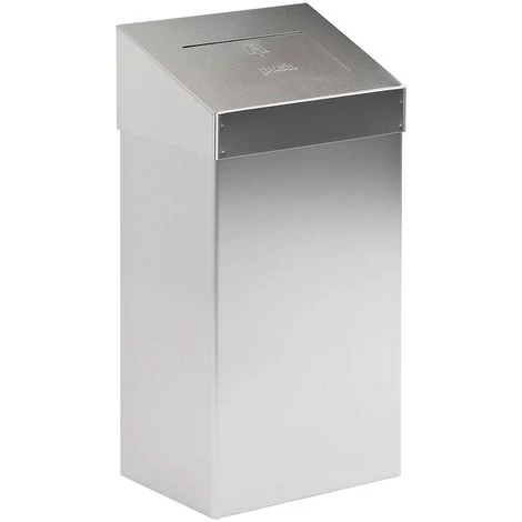 CERTEO Collecteur De Déchets à Couvercle Basculant, Capacité 50 L, Blanc - Coloris Poubelle: Blanc – Image 2
