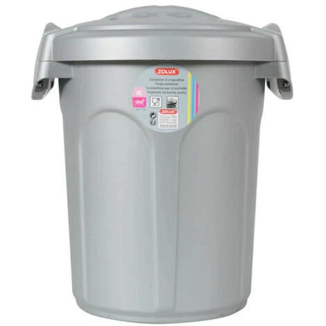 Conteneur à Croquettes ZOLUX - 8L - Plastique - Gris - 574350