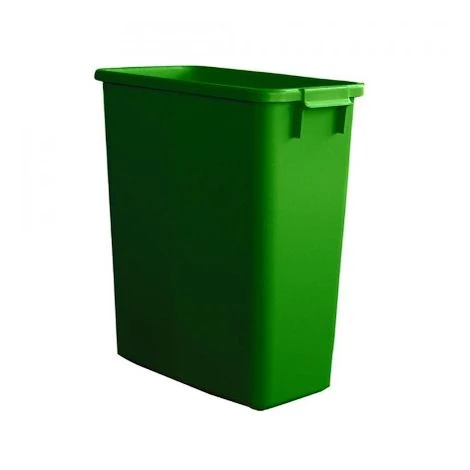 GRAF Poubelle De Tri Rectangulaire 60 Litres Verte Sans Couvercle