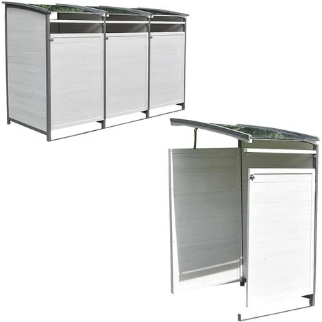 MUCOLA Boîte à Déchets - Boîte D'attache - Blanc/gris – Image 2