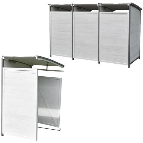 MUCOLA Boîte à Déchets - Boîte D'attache - Blanc/gris – Image 3