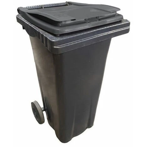 RAYONNAGE DIRECT Conteneur 120 Litres à Préhension Frontale - Couvercle Jaune Citron - 480 X 550 X 960 Mm - 210002GAGA/JC