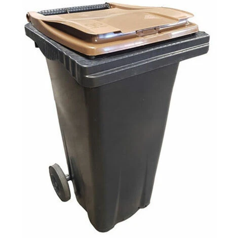 RAYONNAGE DIRECT Conteneur 120 Litres à Préhension Frontale - Couvercle Jaune Citron - 480 X 550 X 960 Mm - 210002GAGA/JC – Image 4