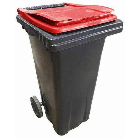 RAYONNAGE DIRECT Conteneur 120 Litres à Préhension Frontale - Couvercle Jaune Citron - 480 X 550 X 960 Mm - 210002GAGA/JC – Image 5