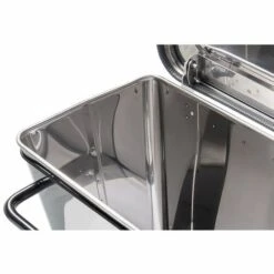 Conteneur Mobile à Pédale Anti-feu | Acier Inoxydable | Brillant | 70 Litres | 480x420x755 | Contimar | 1 Pièce | Medial