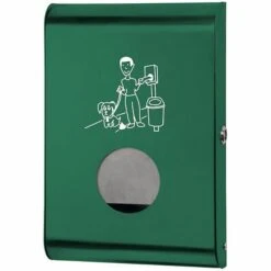 MEDIAL Distributeur De Sachets Pour Déjection Canine | Acier Galvanisé à Chaud Peint époxy | Revêtement époxy | Verdoyant | 600 - Vert