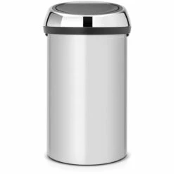 Poubelle Brabantia Touch Bin Metallic Grey 60L
