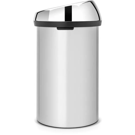 Poubelle Brabantia Touch Bin Metallic Grey 60L – Image 2