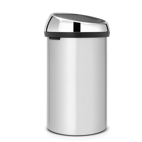 Poubelle Brabantia Touch Bin Metallic Grey 60L – Image 3