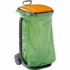 G.F. Chariot Collecteur Déchets Jardinage - GF - Noir