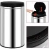 TRUE DEAL Poubelle à Capteur Automatique 60 L Acier Inoxydable
