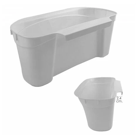 ORYX Bidone Della Spazzatura Sospeso Per Piano Di Lavoro / Cestino Raccolta Rifiuti 31x13x17,5 (h.) Cm. – Image 2