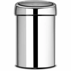 Poubelle Brabantia 'Touch Bin' Acier Brillant 3 L