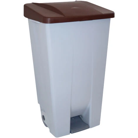Denox Conteneur Sélectif, 120 L, Brun PEAD, Unique - Brown