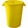 Denox Poubelle Très Résistante 100 L - Yellow
