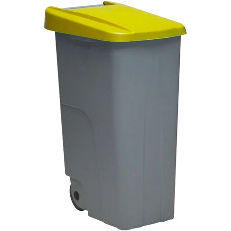 DENOX Pack De Recyclage Conteneur De Recyclage Conteneur De Recyclage 85 Litres Fermés Chacun : 255 Litres Au Total, En 3 Conteneurs, Dans Les Couleurs Bleu – Image 5