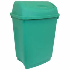 RS PRO Poubelle Verte En Plastique, 50L ( Prix Pour 1 )