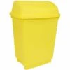 RS PRO Poubelle Jaune En Plastique, 50L ( Prix Pour 1 )
