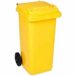 JESTIC Poubelle / Mini Container 120 Litres - Jaune