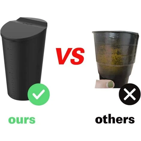 BETTERLIFE Poubelle De Voiture Avec Couvercle En Silicone Cendrier Pour Porte-gobelet Dans La Console Ou La Porte – Image 5