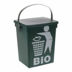 WADIGA Poubelle De Table / Seau à Compost Vert - 5L - Vert