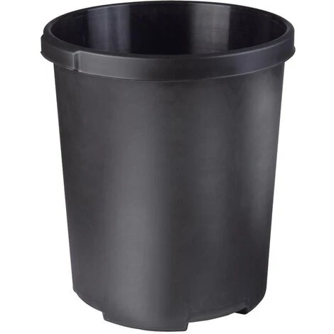 HAN 43x49 Cm (ØxH) 50l Polypropylen Farbe: 1836-13 Corbeille à Papier 50 L (Ø X H) 350 Mm X 490 Mm Noir 1 Pc(s)