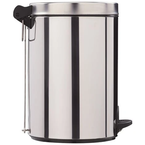 Rossignol - Poubelle De Cuisine à Pédale 14L ELORA - Gris Perle – Image 3