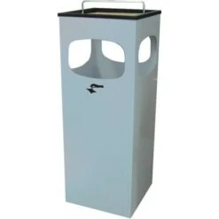 FP Poubelle Cendrier Cube Rouge