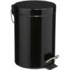 AUTRES Poubelle En Métal - 3 L - H 24,5 Cm - Noir