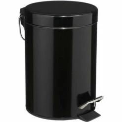 AUTRES Poubelle En Métal - 3 L - H 24,5 Cm - Noir