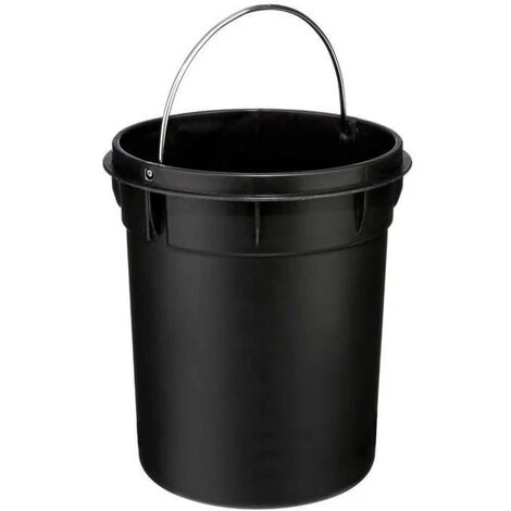 AUTRES Poubelle En Métal - 3 L - H 24,5 Cm - Noir – Image 3